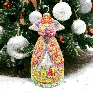Jim Shore Heartwood Creek 2006 "Bountiful Angel" 4006722 Ornament